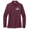 Ladies Silk Touch™ Long Sleeve Polo Thumbnail