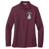 Ladies Silk Touch™ Long Sleeve Polo Thumbnail