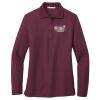 Ladies Silk Touch™ Long Sleeve Polo Thumbnail