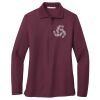 Ladies Silk Touch™ Long Sleeve Polo Thumbnail