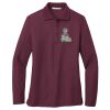 Ladies Silk Touch™ Long Sleeve Polo Thumbnail