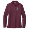 Ladies Silk Touch™ Long Sleeve Polo Thumbnail
