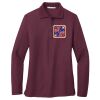 Ladies Silk Touch™ Long Sleeve Polo Thumbnail