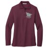 Ladies Silk Touch™ Long Sleeve Polo Thumbnail