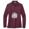 Ladies Silk Touch™ Long Sleeve Polo Thumbnail