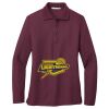 Ladies Silk Touch™ Long Sleeve Polo Thumbnail