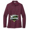 Ladies Silk Touch™ Long Sleeve Polo Thumbnail