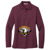 Ladies Silk Touch™ Long Sleeve Polo Thumbnail