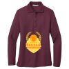Ladies Silk Touch™ Long Sleeve Polo Thumbnail