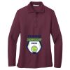 Ladies Silk Touch™ Long Sleeve Polo Thumbnail
