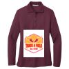 Ladies Silk Touch™ Long Sleeve Polo Thumbnail