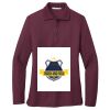 Ladies Silk Touch™ Long Sleeve Polo Thumbnail