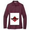 Ladies Silk Touch™ Long Sleeve Polo Thumbnail
