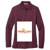 Ladies Silk Touch™ Long Sleeve Polo Thumbnail