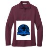 Ladies Silk Touch™ Long Sleeve Polo Thumbnail
