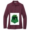 Ladies Silk Touch™ Long Sleeve Polo Thumbnail