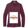 Ladies Silk Touch™ Long Sleeve Polo Thumbnail