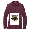 Ladies Silk Touch™ Long Sleeve Polo Thumbnail