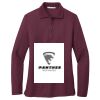 Ladies Silk Touch™ Long Sleeve Polo Thumbnail