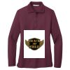 Ladies Silk Touch™ Long Sleeve Polo Thumbnail