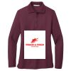 Ladies Silk Touch™ Long Sleeve Polo Thumbnail