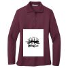 Ladies Silk Touch™ Long Sleeve Polo Thumbnail