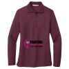 Ladies Silk Touch™ Long Sleeve Polo Thumbnail