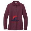 Ladies Silk Touch™ Long Sleeve Polo Thumbnail