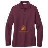 Ladies Silk Touch™ Long Sleeve Polo Thumbnail