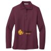 Ladies Silk Touch™ Long Sleeve Polo Thumbnail