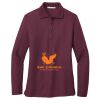 Ladies Silk Touch™ Long Sleeve Polo Thumbnail