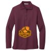 Ladies Silk Touch™ Long Sleeve Polo Thumbnail