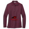 Ladies Silk Touch™ Long Sleeve Polo Thumbnail