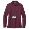 Ladies Silk Touch™ Long Sleeve Polo Thumbnail
