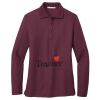 Ladies Silk Touch™ Long Sleeve Polo Thumbnail