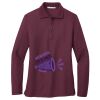 Ladies Silk Touch™ Long Sleeve Polo Thumbnail