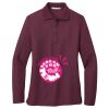 Ladies Silk Touch™ Long Sleeve Polo Thumbnail