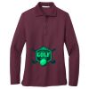 Ladies Silk Touch™ Long Sleeve Polo Thumbnail