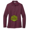Ladies Silk Touch™ Long Sleeve Polo Thumbnail