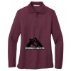 Ladies Silk Touch™ Long Sleeve Polo Thumbnail