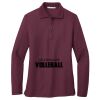 Ladies Silk Touch™ Long Sleeve Polo Thumbnail
