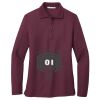 Ladies Silk Touch™ Long Sleeve Polo Thumbnail
