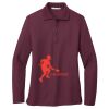 Ladies Silk Touch™ Long Sleeve Polo Thumbnail