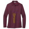 Ladies Silk Touch™ Long Sleeve Polo Thumbnail