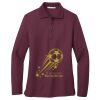 Ladies Silk Touch™ Long Sleeve Polo Thumbnail