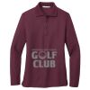 Ladies Silk Touch™ Long Sleeve Polo Thumbnail
