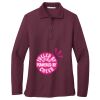 Ladies Silk Touch™ Long Sleeve Polo Thumbnail