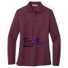 Ladies Silk Touch™ Long Sleeve Polo Thumbnail