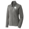 Women's Heather Microfleece Full Zip Jacket Thumbnail