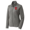 Women's Heather Microfleece Full Zip Jacket Thumbnail
